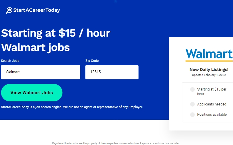 StartACareerToday - Walmart - (US)